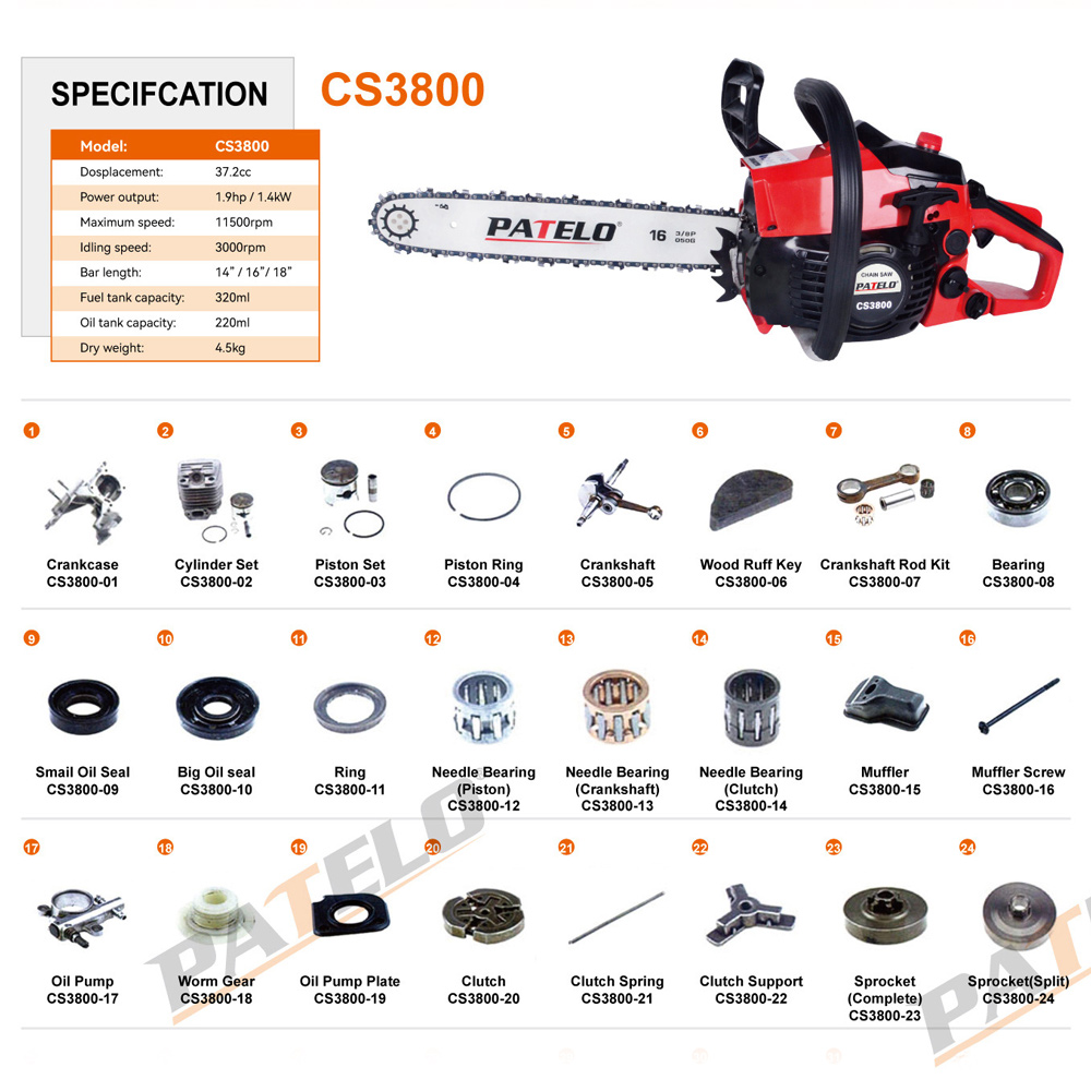 Replacement Parts CS3800